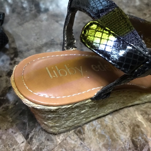 Sam Edelman 💎 Espadrilles - 11M - Black - 3 1/2” heel and platform 👡 - Picture 3 of 3